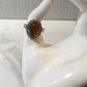 Cognac Amber Ring size 7